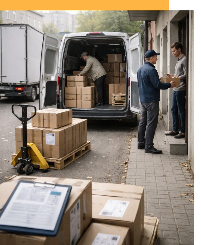 Доставка грузов от двери до двери с таможней от 45914 руб.
