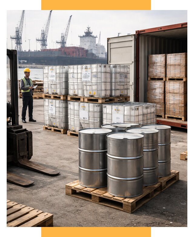 Доставка химического сырья из Индии от 255075 р. | СетСервис-Глз