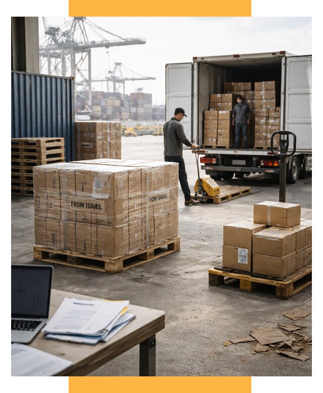 Доставка грузов из Израиля от 15305 р., логистика от СетСервис-Глз