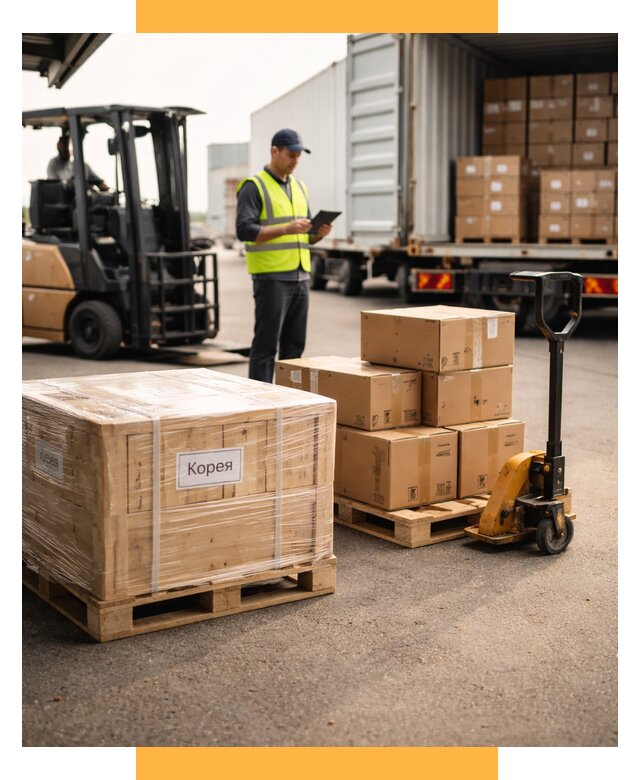 Доставка грузов в Корею из России от 35711 р. | СетСервис-Глз