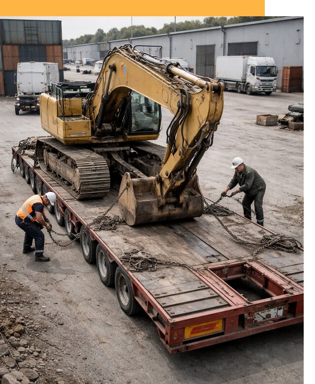 Перевозка спецтехники по России и миру от 45914 руб