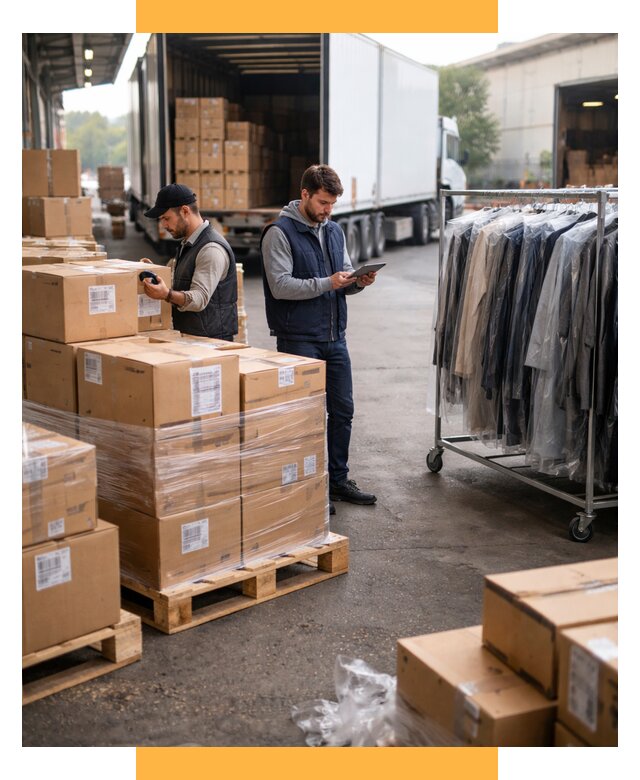 Перевозка и доставка одежды из Китая от 7652 р., СетСервис-Глз