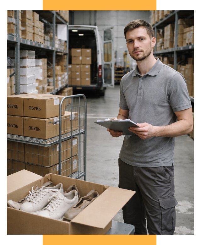 Доставка обуви из Китая и Турции от 4591 р. СетСервис-Глз