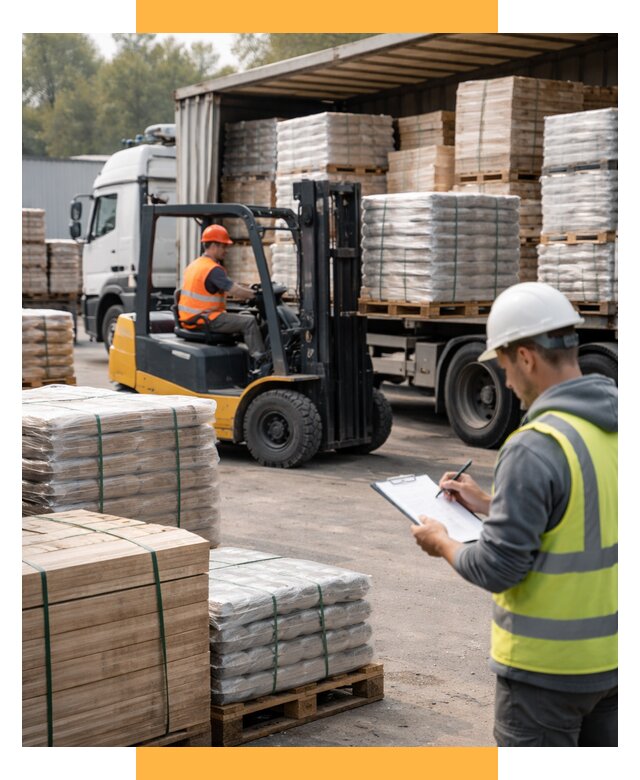 Перевозка строительных материалов от 5612 р. | СетСервис-Глз