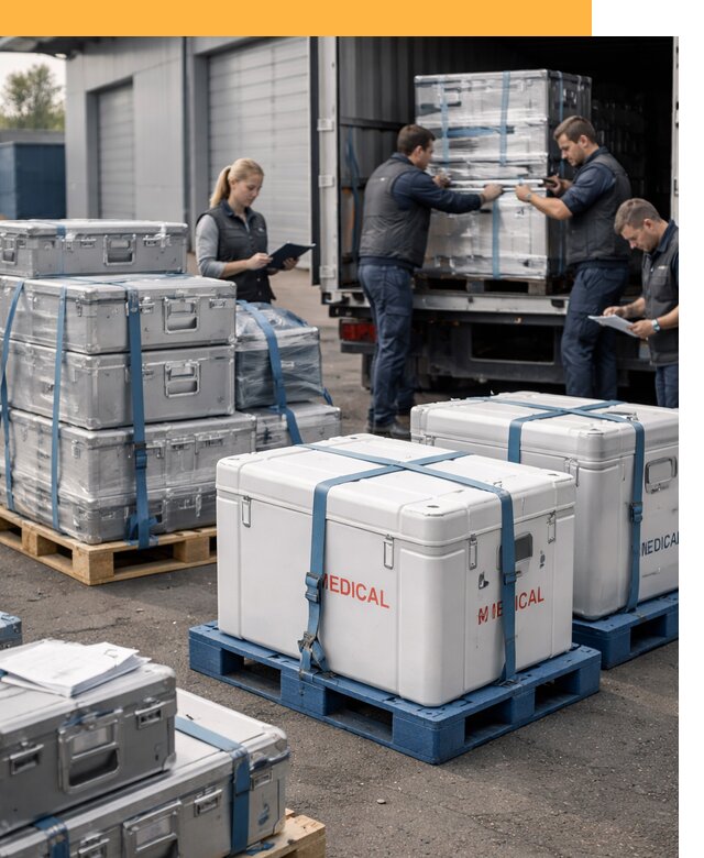 Перевозка медицинского оборудования по всему миру от 15305 руб