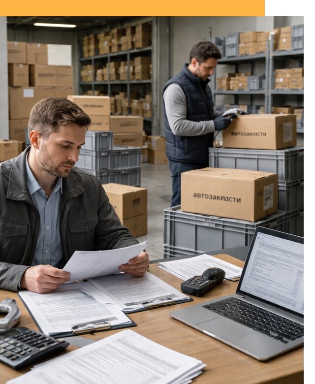 Таможенное оформление автозапчастей по выгодным тарифам от 8673