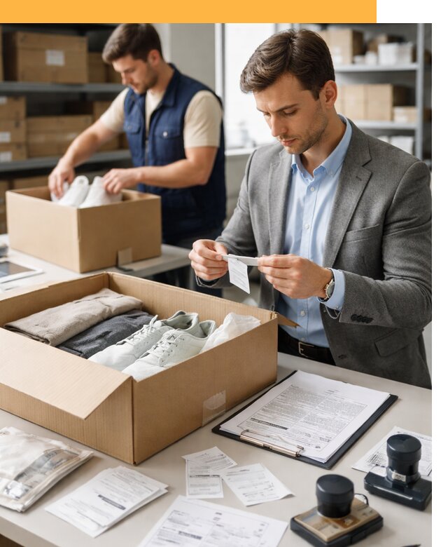 Таможенное оформление одежды и обуви по выгодной цене от 6632 руб