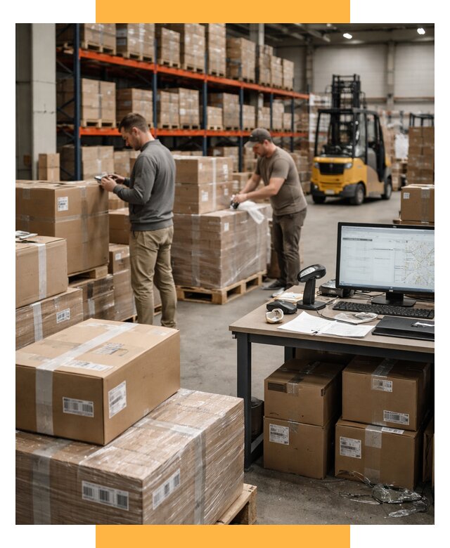 Склад консолидации в Европе от 6632 р., услуги СетСервис-Глз