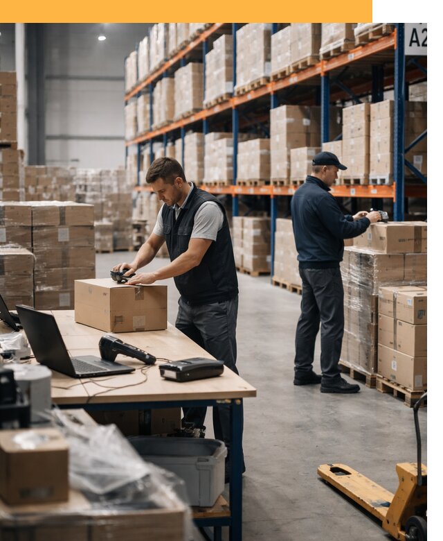 Склад консолидации в Европе: хранение, сортировка от 6632